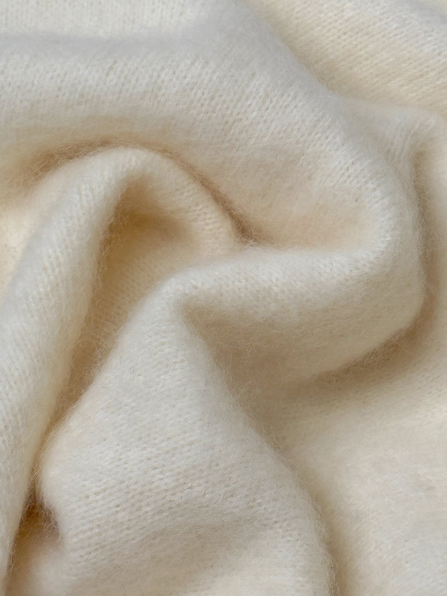 Brushed  87.7% Wool, 6.6% Cashmere, 5.7% Silk Crew-Neck Jumper