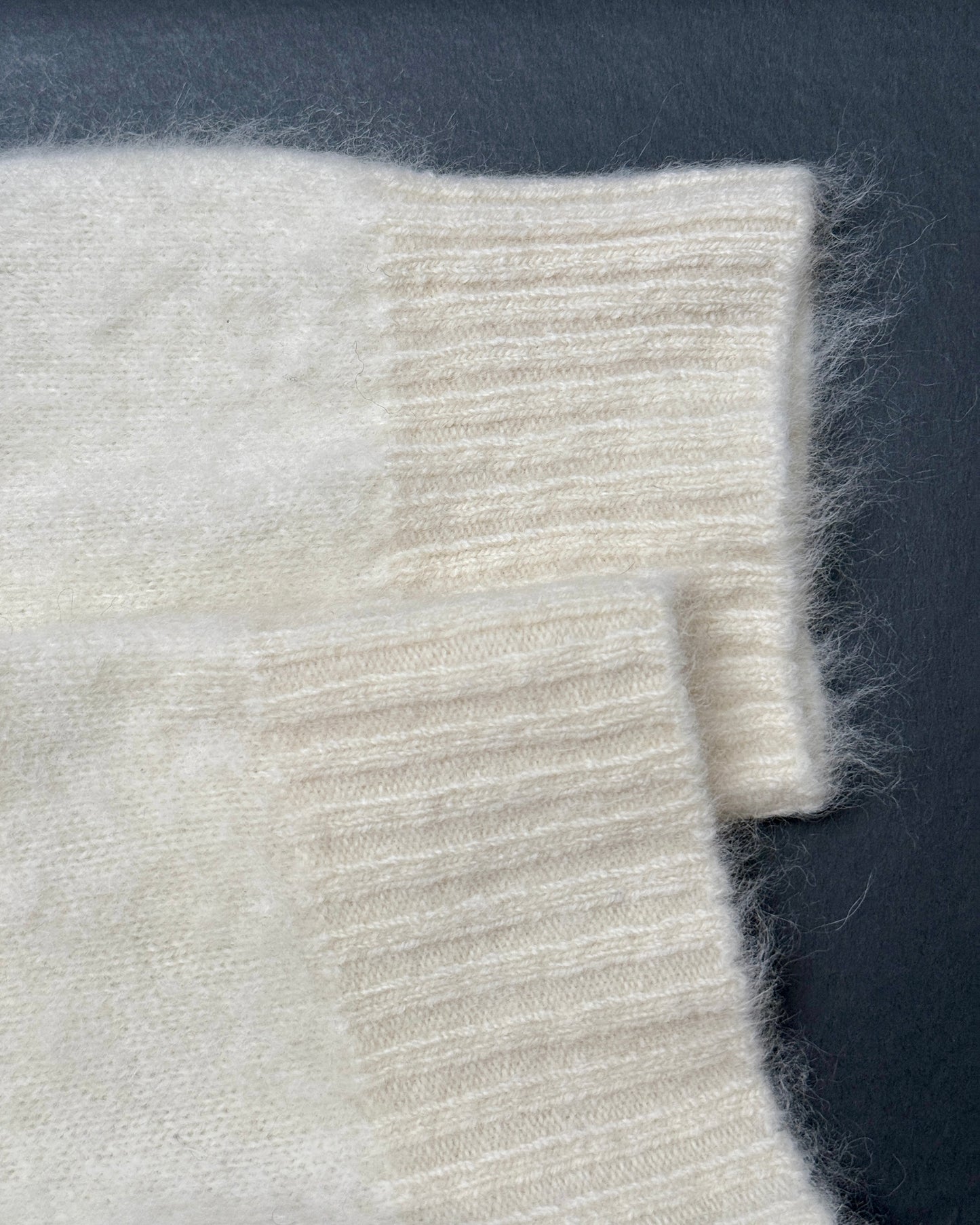 Brushed  87.7% Wool, 6.6% Cashmere, 5.7% Silk Crew-Neck Jumper