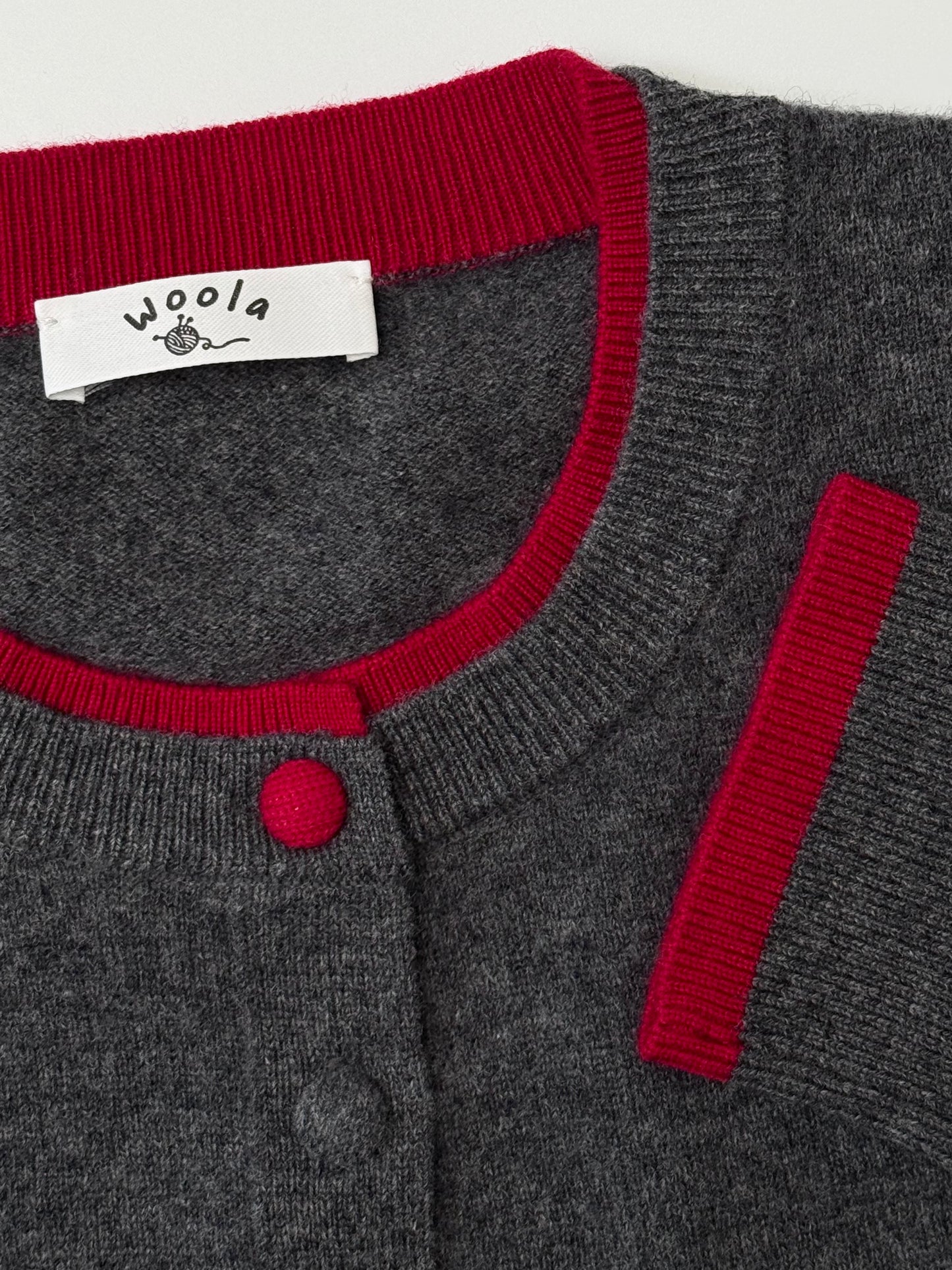 Colour-Pop 100% Australian Merino Wool Cardigan