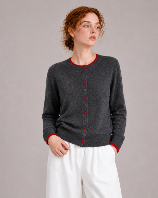 Colour-Pop 100% Australian Merino Wool Cardigan