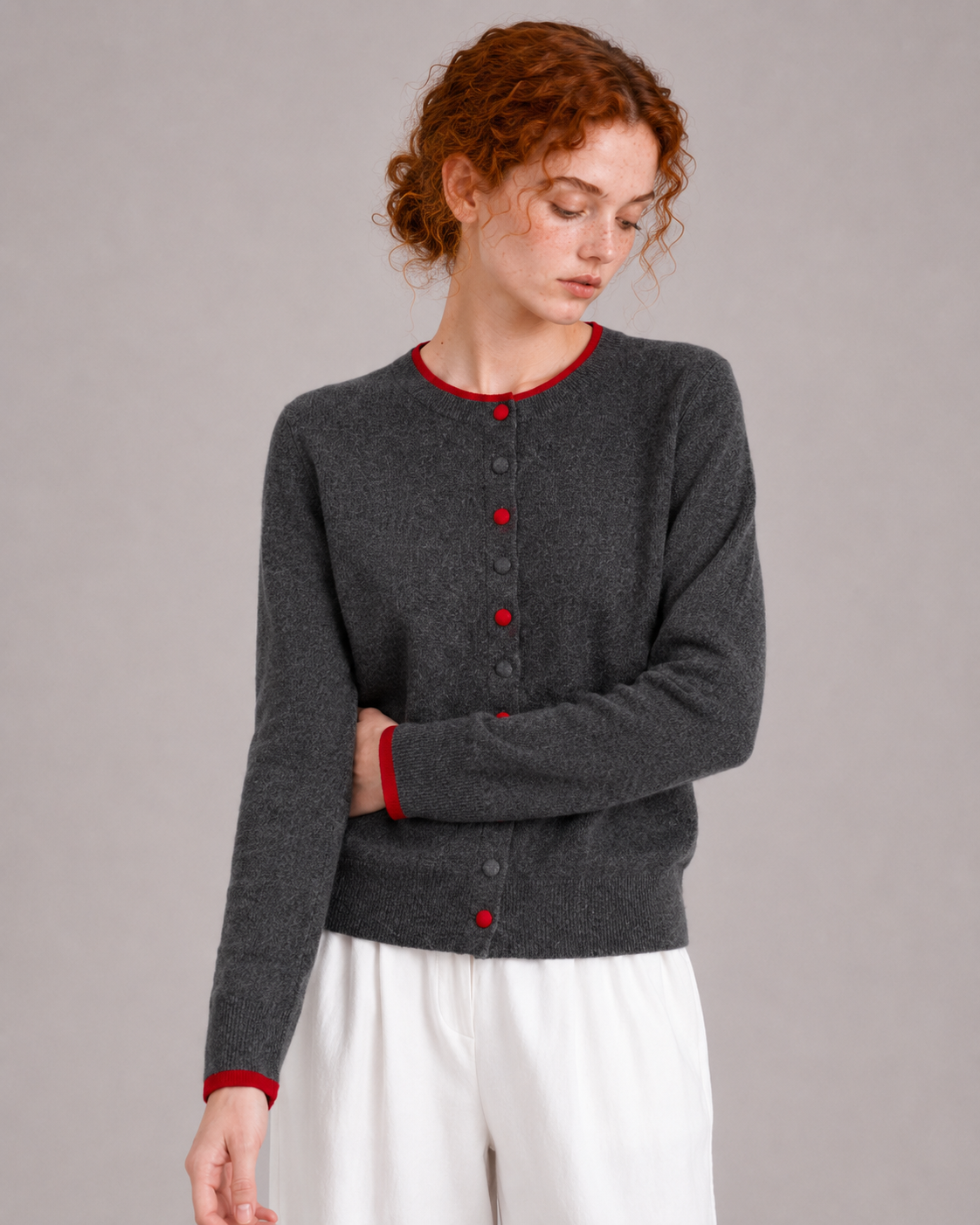 Colour-Pop 100% Australian Merino Wool Cardigan