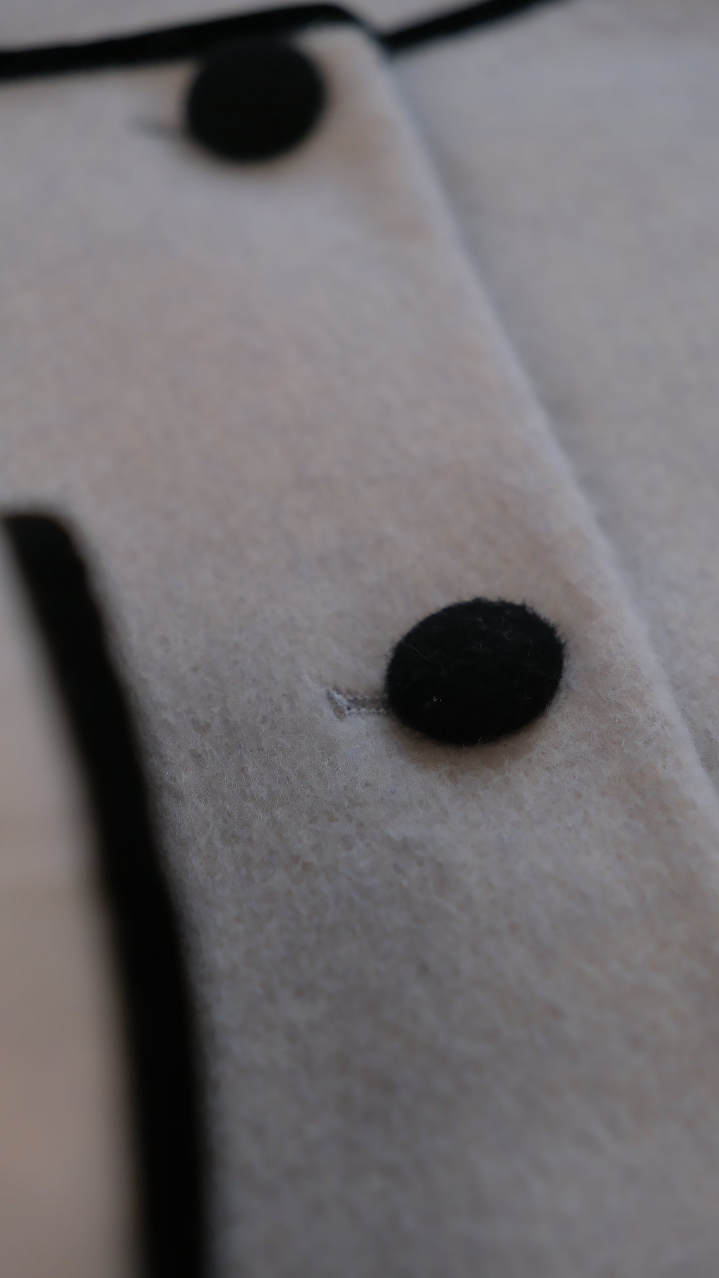 100% Sheep Wool Crop Coat, Oversized Boxy Jacket, Minimalist Outerwear Designed Sydney