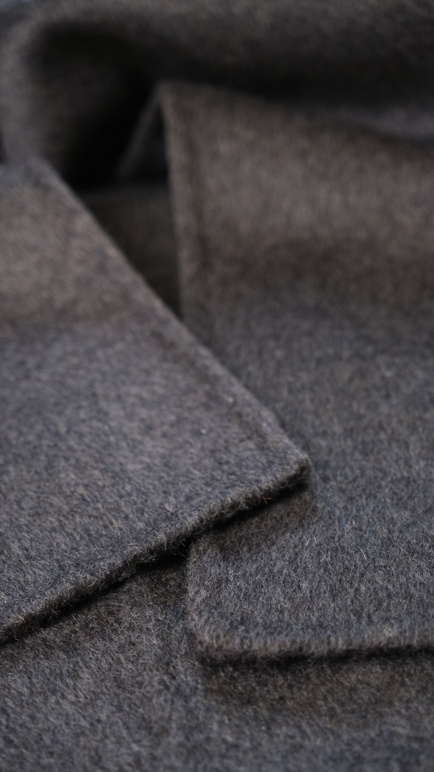 100% Wool Double Breasted Grey Coat Unisex, Oversized Long Tailored Winter Overcoat