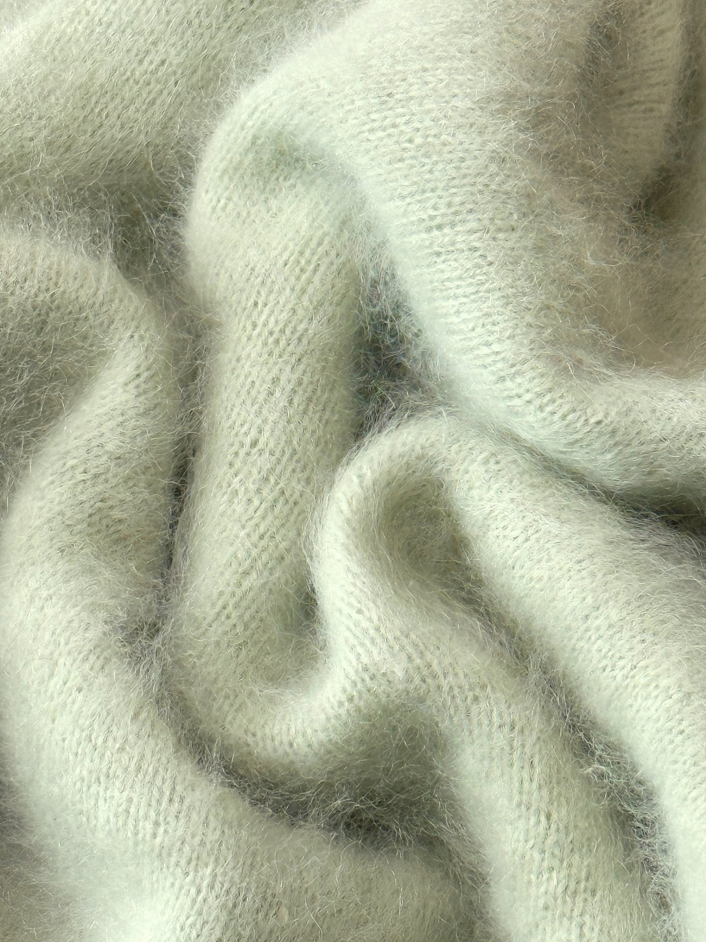 Brushed  87.7% Wool, 6.6% Cashmere, 5.7% Silk Crew-Neck Jumper