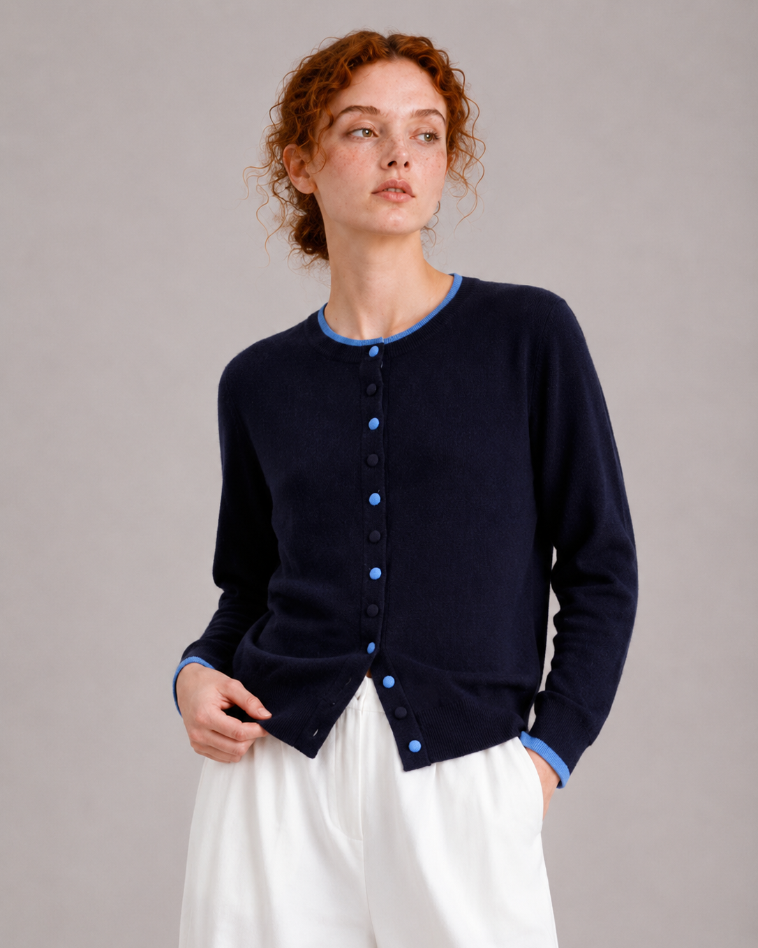 Colour-Pop 100% Australian Merino Wool Cardigan